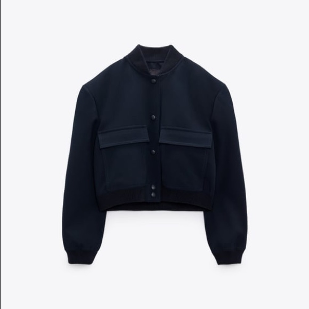 Zara maxi pocket bomber